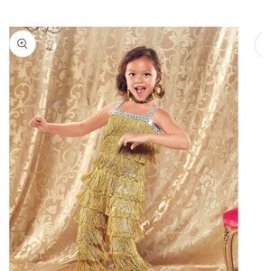 Chasing Fireflies Girls size 14 ballroom dancer costume